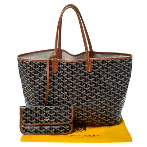 brown goyard bag|goyard pm tote price.